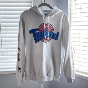 PACSUN Tune Squad Men’s White Hoodie Size M